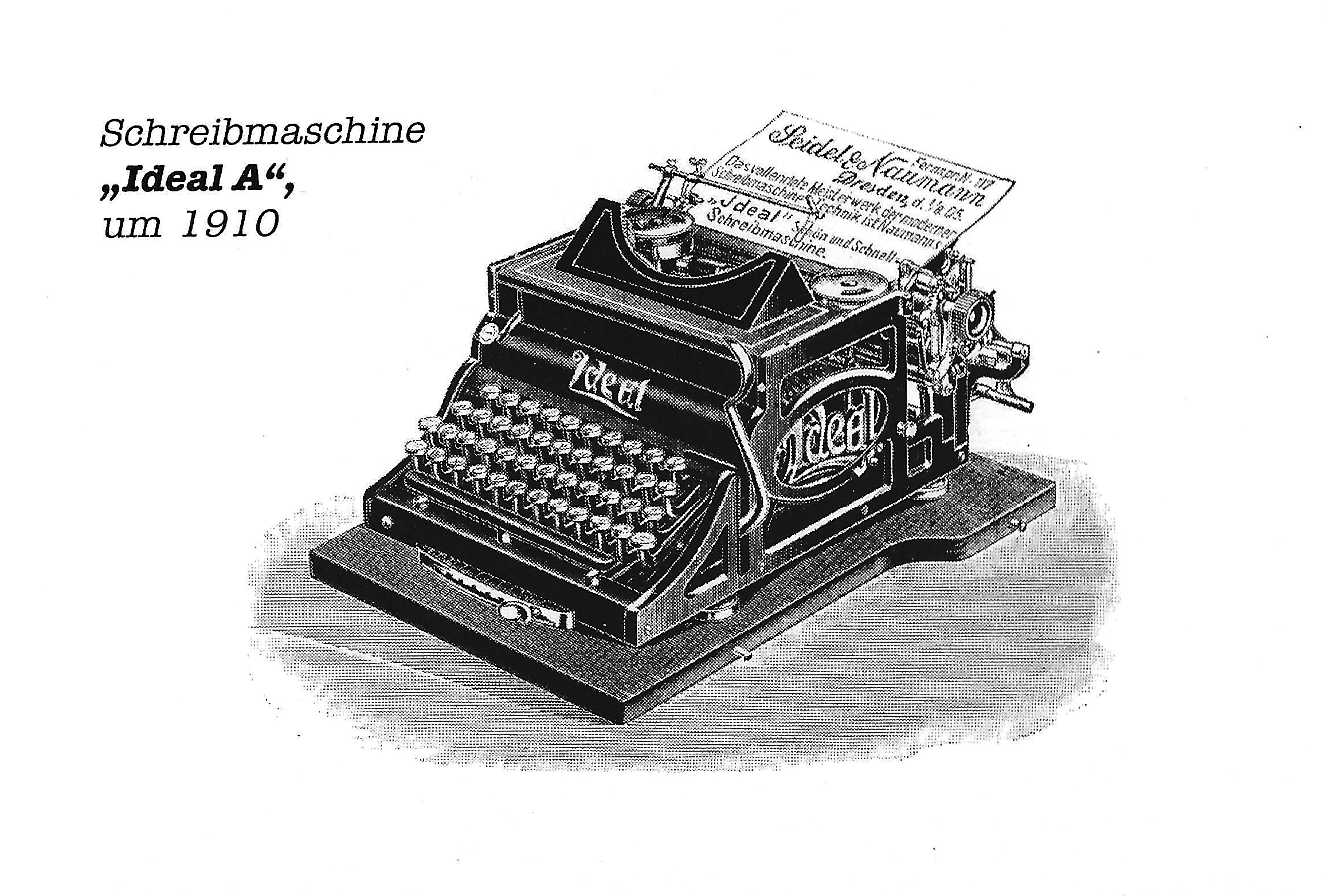 Schreibmaschine Ideal
